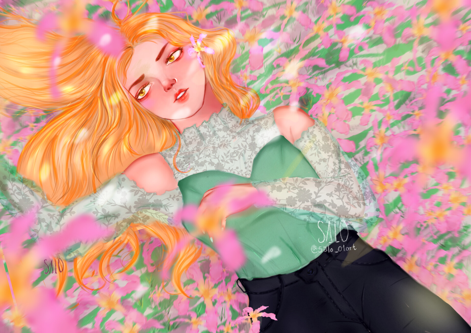 Springtime — ilustración digital de SALOART